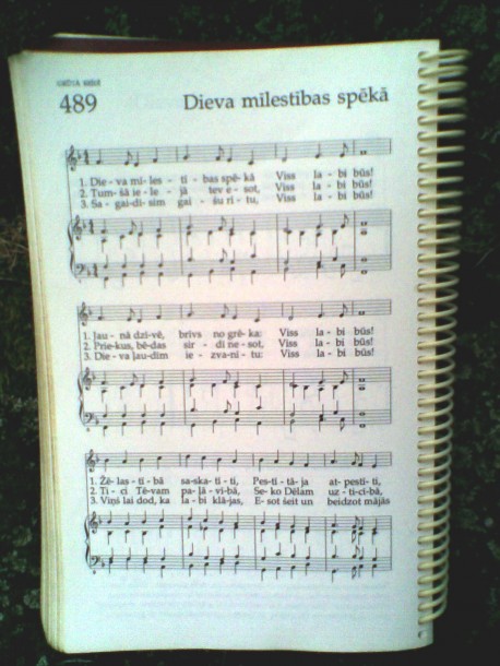 Baznīcas dziesmu grāmata